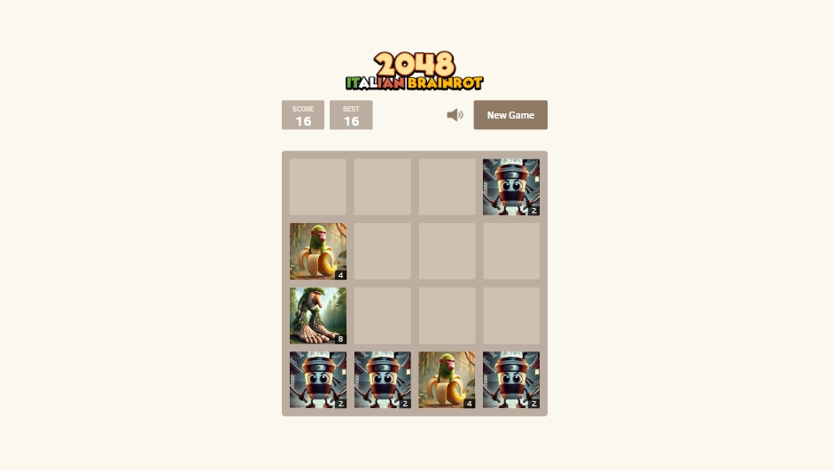 2048 Italian Brainrot Gameplay Screenshot 3